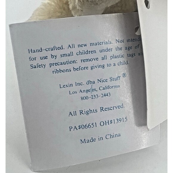 Lexin Inc. dba Nice Stuff Handcrafted Mouse Plush item# 85408 - Picture 12 of 12